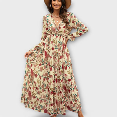 Helen™ | Elegant Floral Maxi Dress