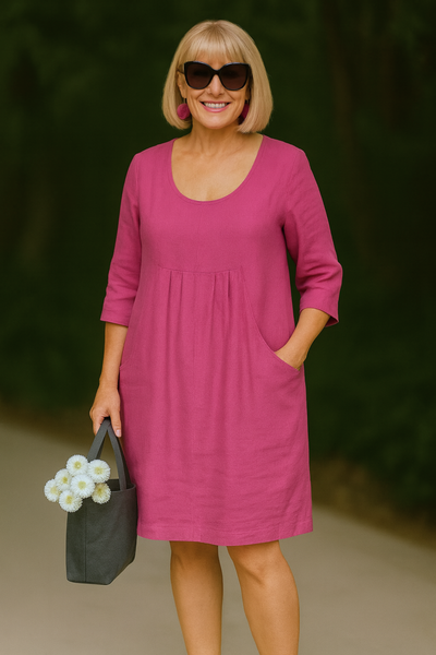 Lili™ | Everyday Linen Dress with Pockets