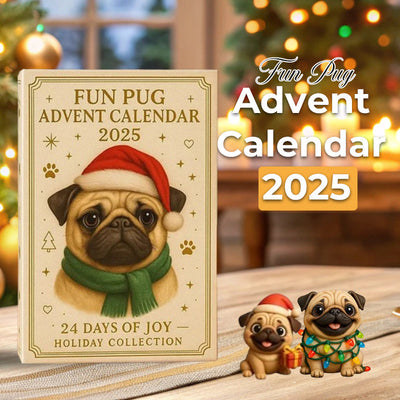 Funny Pug Advent Calendar 2025
