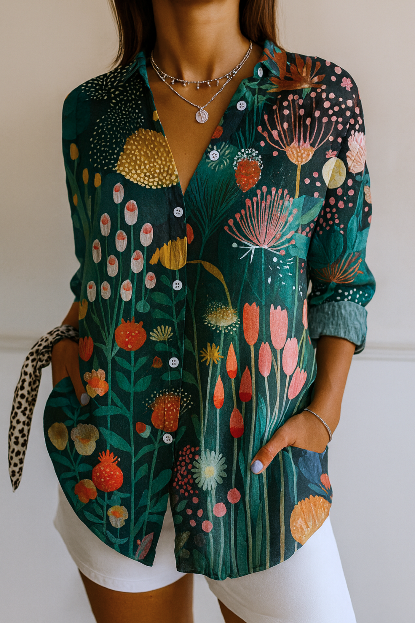 Astrid™  | Colorful Pattern Blouse