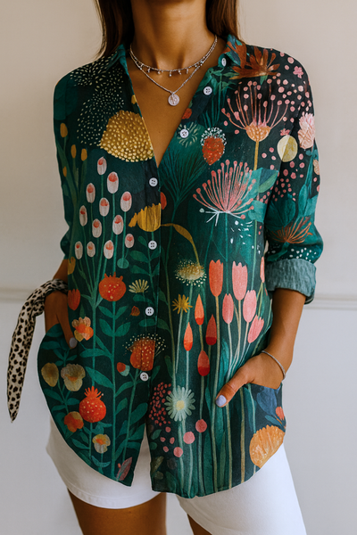 Astrid™  | Colorful Pattern Blouse