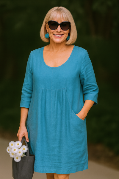 Lili™ | Everyday Linen Dress with Pockets