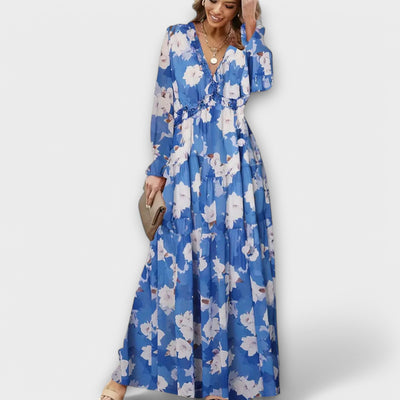 Helen™ | Elegant Floral Maxi Dress