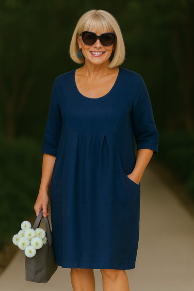 Lili™ | Everyday Linen Dress with Pockets