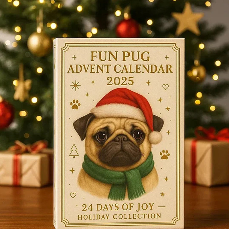 Funny Pug Advent Calendar 2025