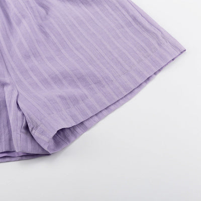 Yselia™ | Breezy Button-Up and Shorts Set