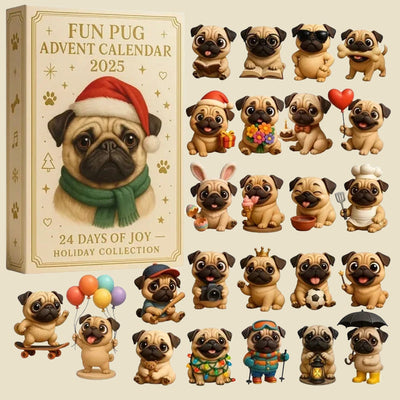 Funny Pug Advent Calendar 2025