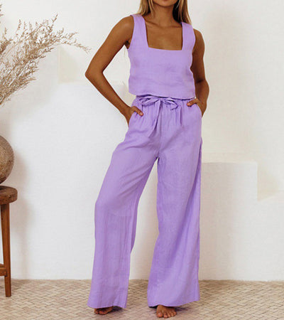 Alicia™ - Minimalist Top and Pants Set