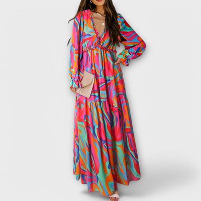 Helen™ | Elegant Floral Maxi Dress