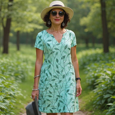 Caity™ | Casual Printed Dress
