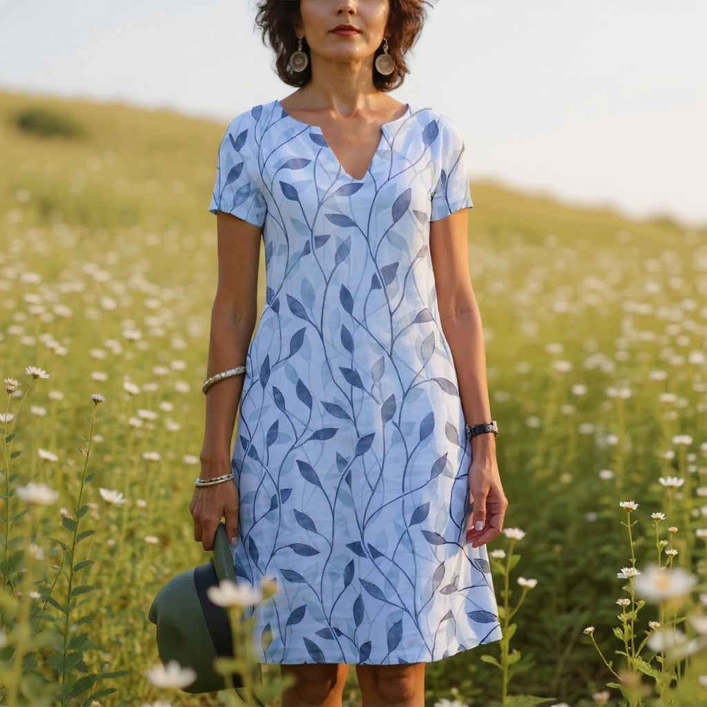 Caity™ | Casual Printed Dress