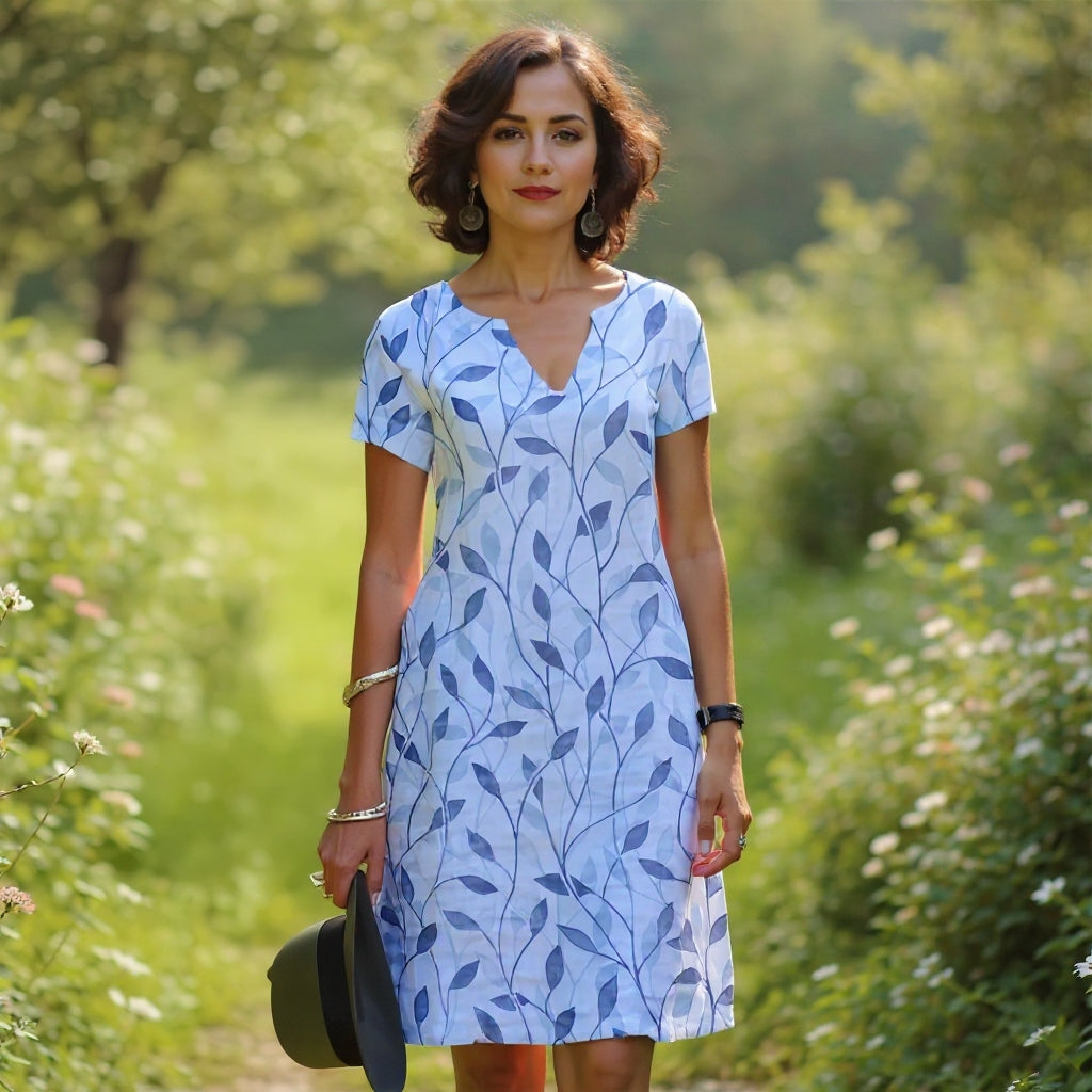 Caity™ | Casual Printed Dress