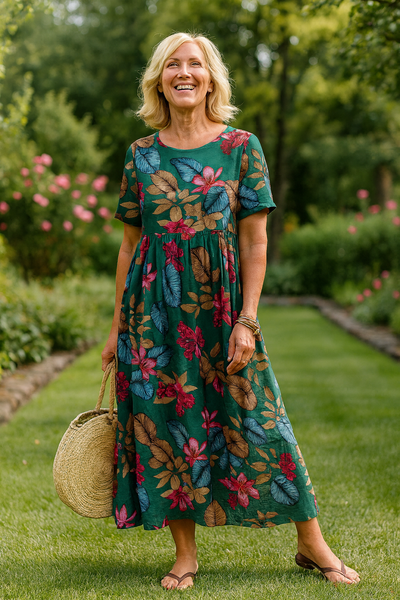 Malia™ | Breezy Floral Maxi Dress