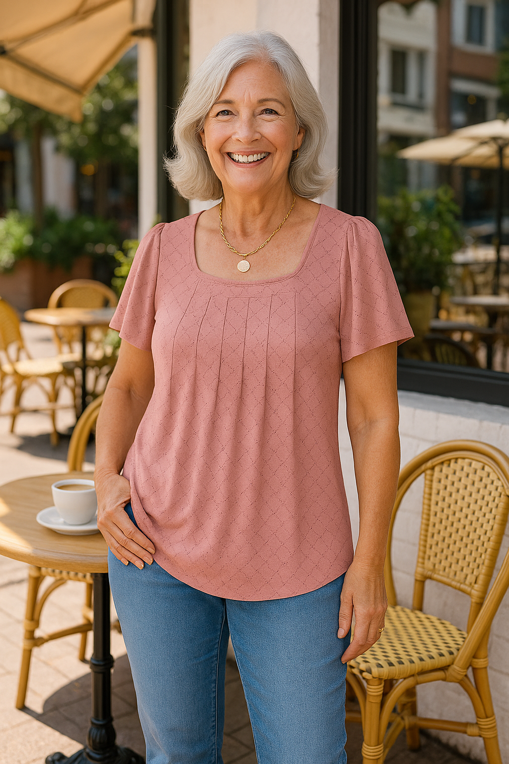 Casy™ | Luxe Pleated Comfort Top