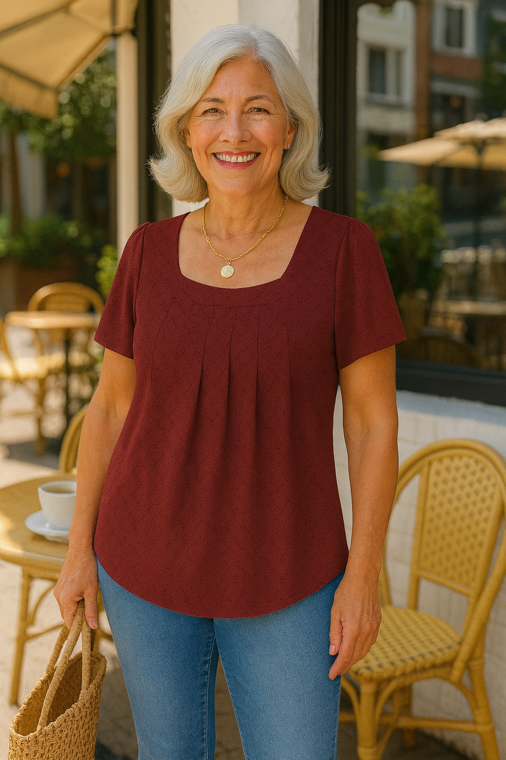 Casy™ | Luxe Pleated Comfort Top