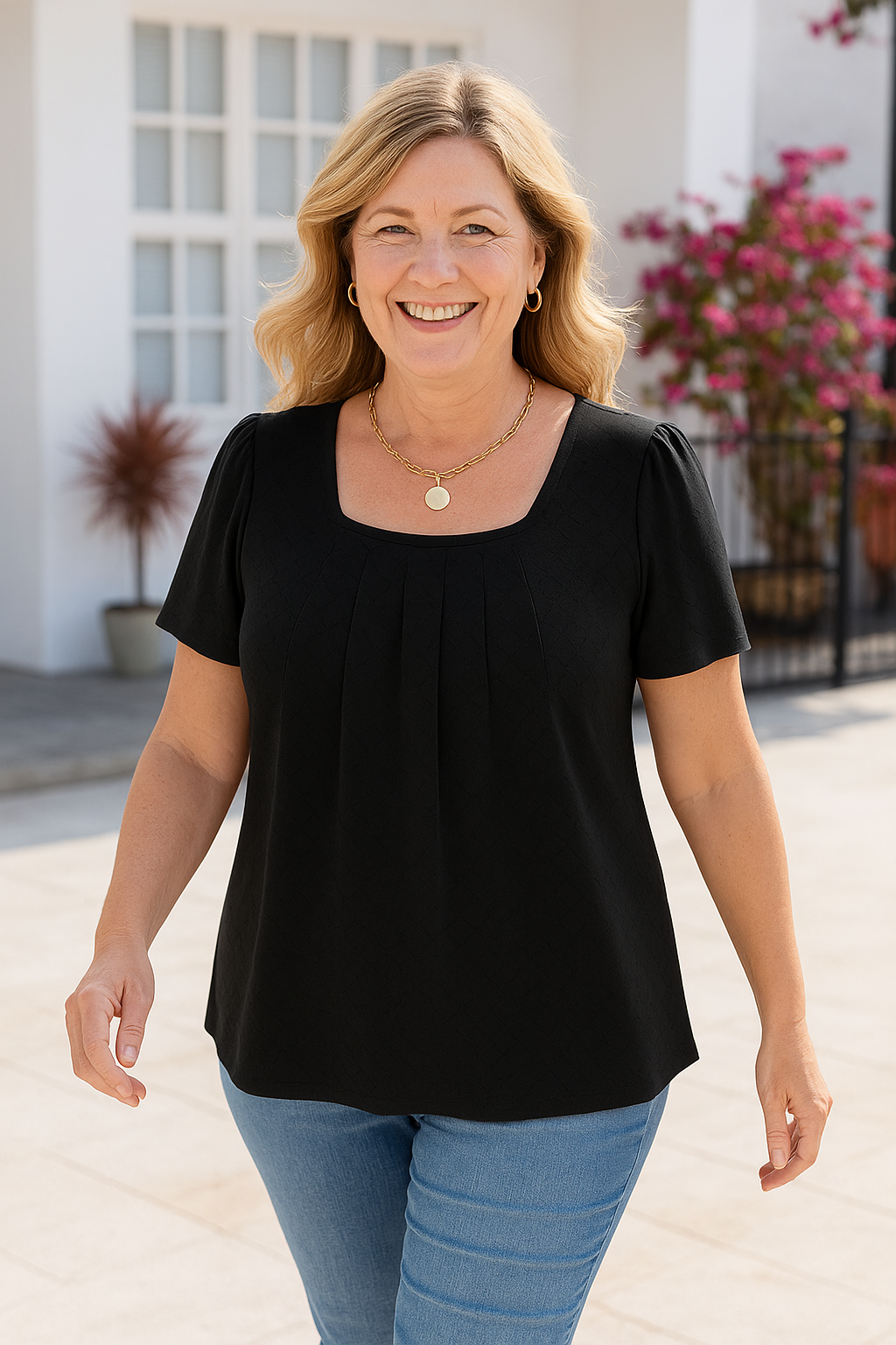 Casy™ | Luxe Pleated Comfort Top