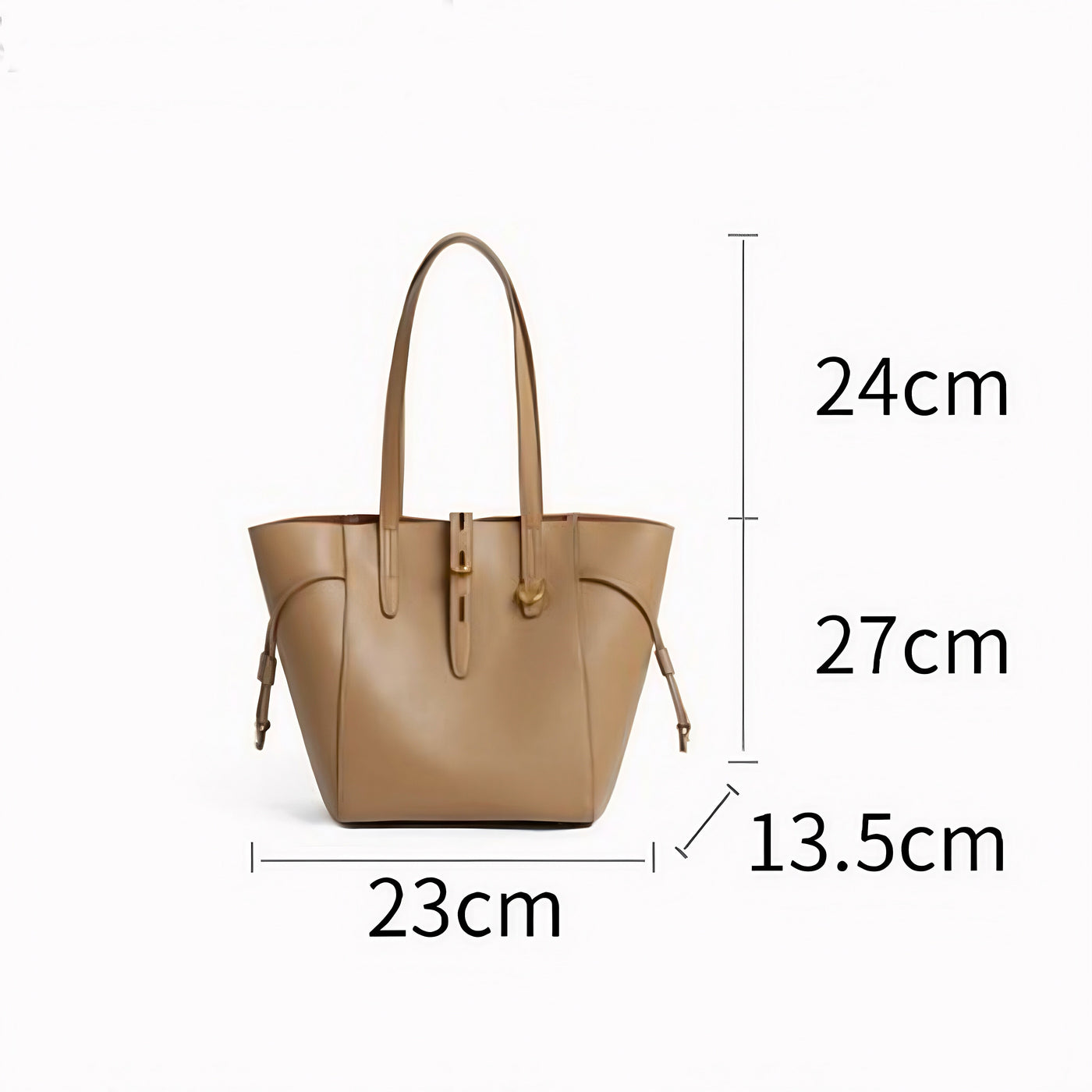 Anna™ | Genuine Leather Vintage Lock Buckle Tote Bag