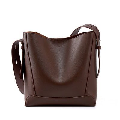 Marie™ | Genuine Leather Crossbody & Shoulder Oversized Bucket Bag