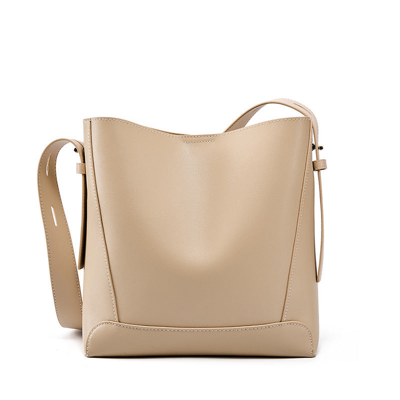 Marie™ | Genuine Leather Crossbody & Shoulder Oversized Bucket Bag
