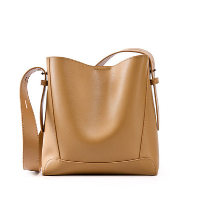 Marie™ | Genuine Leather Crossbody & Shoulder Oversized Bucket Bag