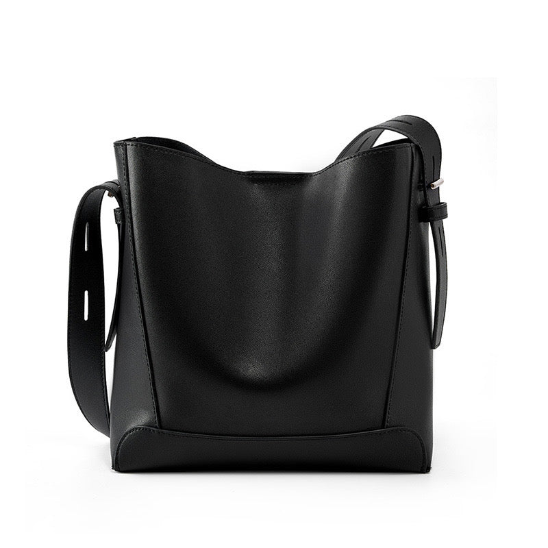 Marie™ | Genuine Leather Crossbody & Shoulder Oversized Bucket Bag