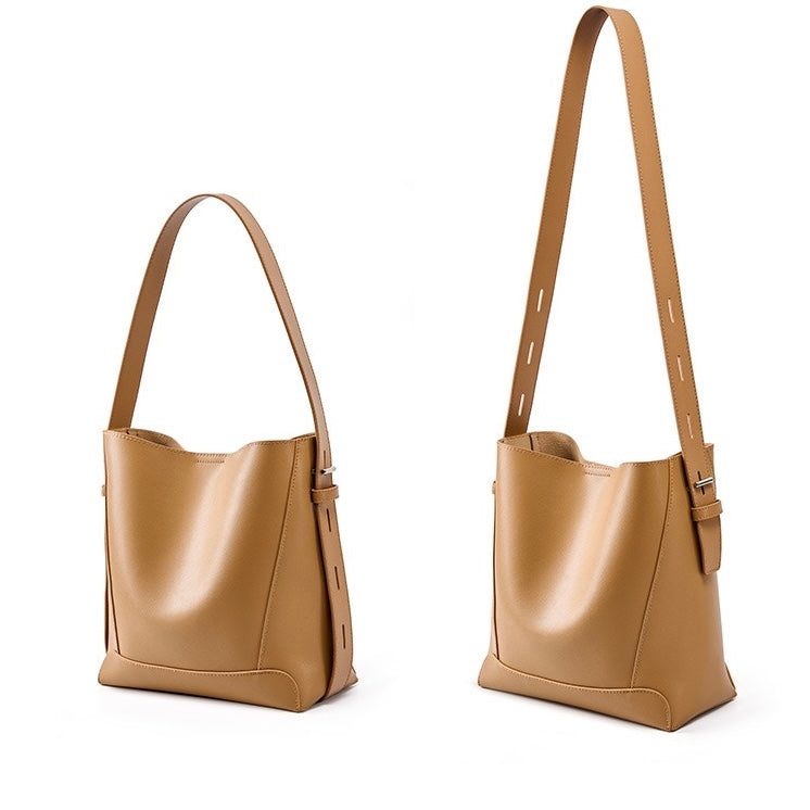 Marie™ | Genuine Leather Crossbody & Shoulder Oversized Bucket Bag
