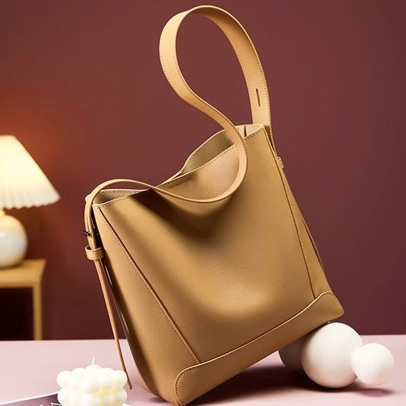 Marie™ | Genuine Leather Crossbody & Shoulder Oversized Bucket Bag