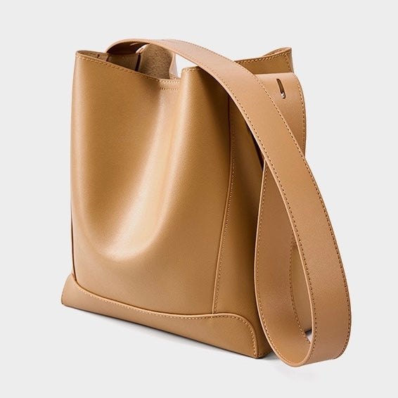 Marie™ | Genuine Leather Crossbody & Shoulder Oversized Bucket Bag
