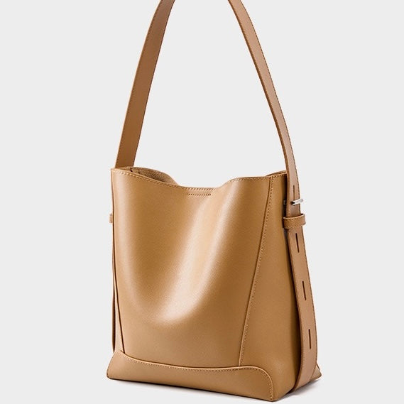 Marie™ | Genuine Leather Crossbody & Shoulder Oversized Bucket Bag