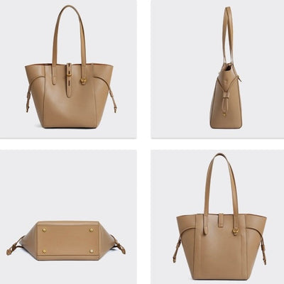 Anna™ | Genuine Leather Vintage Lock Buckle Tote Bag