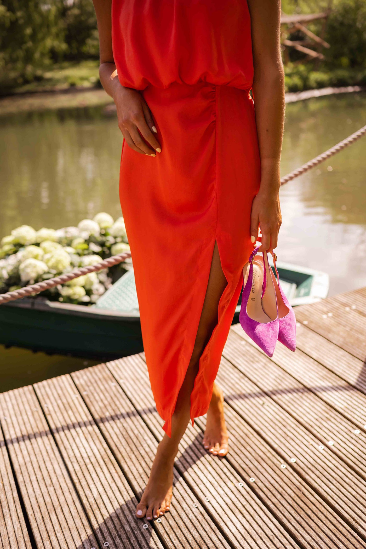 Leonie™ - Flowing Midi Dress