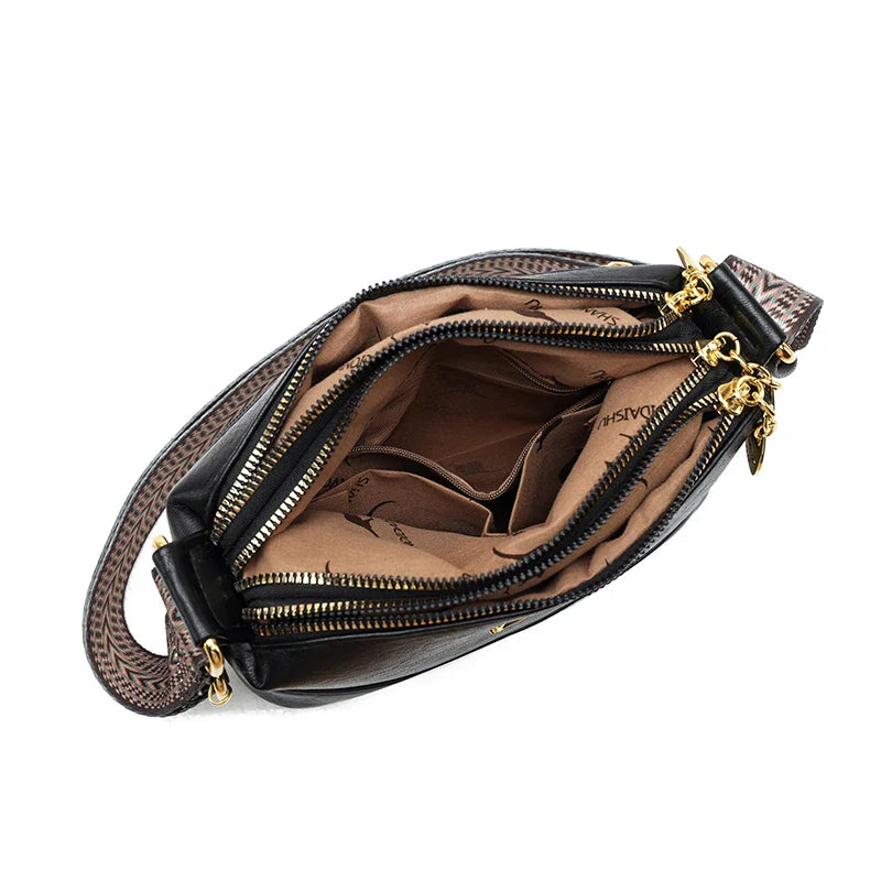 Addison™ | Refined Leather Shoulder Bag