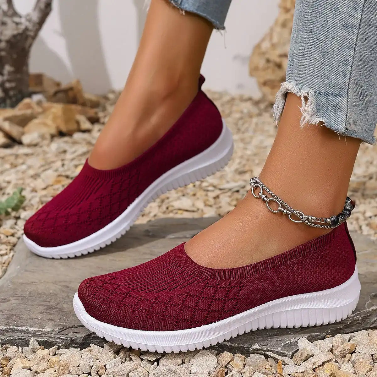 Sofina™ | Anti-Slip Breathable Slip-Ons