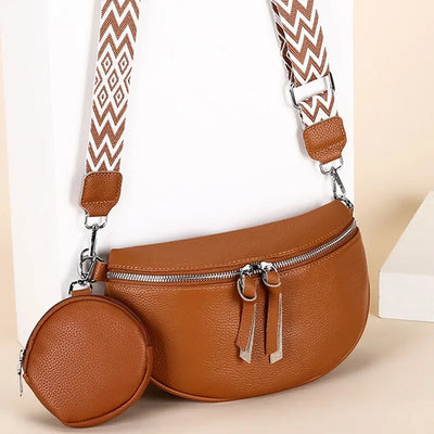 Hayley™ | Refined Leather Shoulder Bag