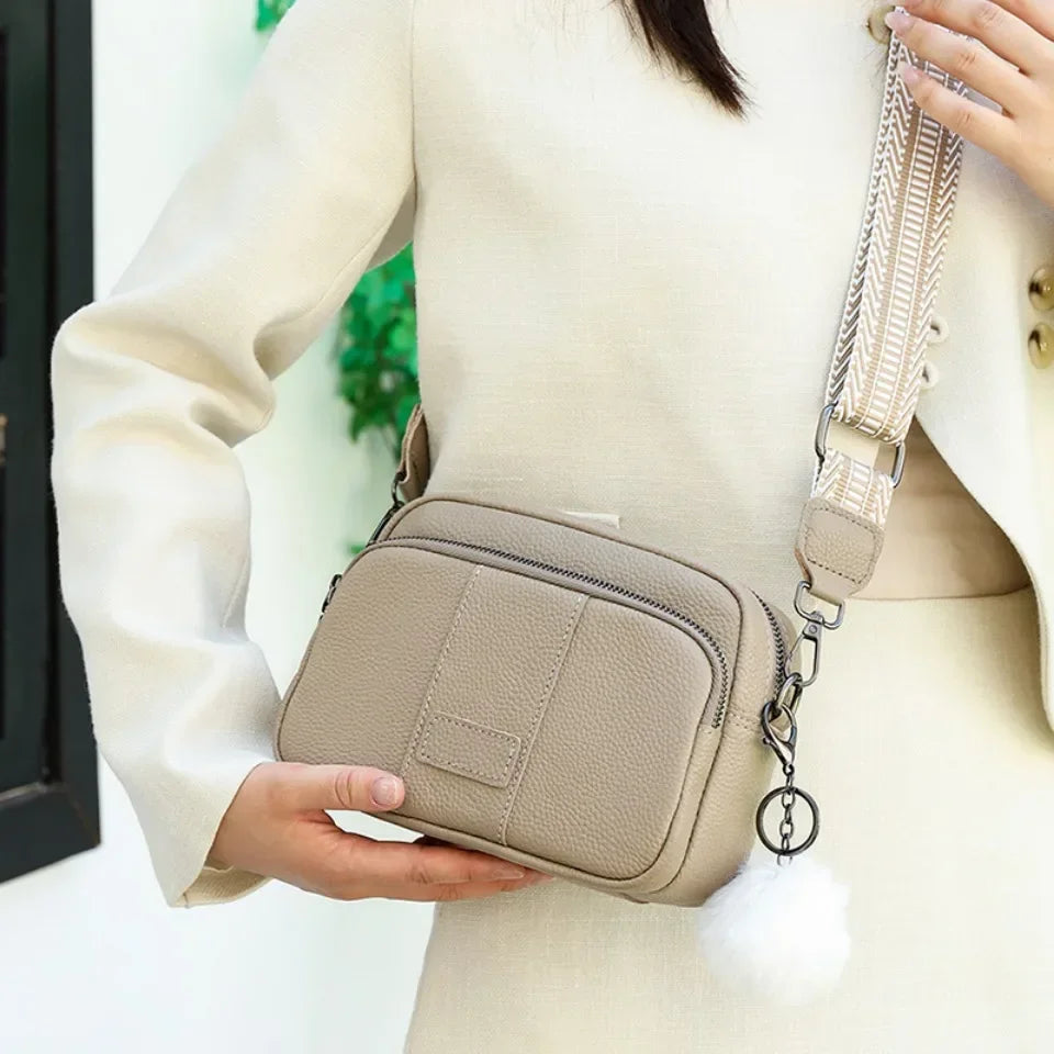 Maeve™ | Refined Leather Shoulder Bag
