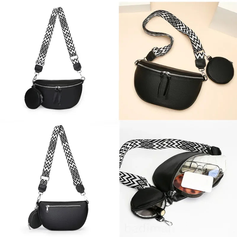 Hayley™ | Refined Leather Shoulder Bag