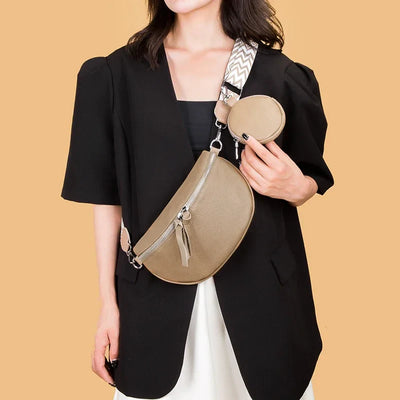 Hayley™ | Refined Leather Shoulder Bag