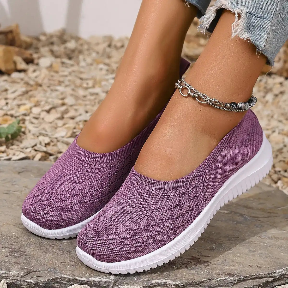 Sofina™ | Anti-Slip Breathable Slip-Ons