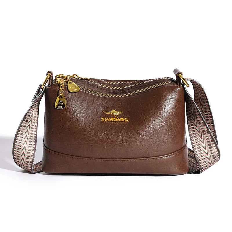 Addison™ | Refined Leather Shoulder Bag