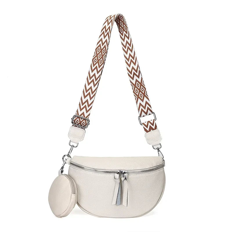 Hayley™ | Refined Leather Shoulder Bag