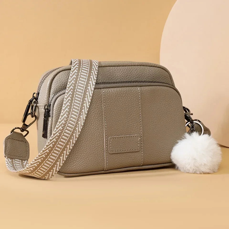 Maeve™ | Refined Leather Shoulder Bag