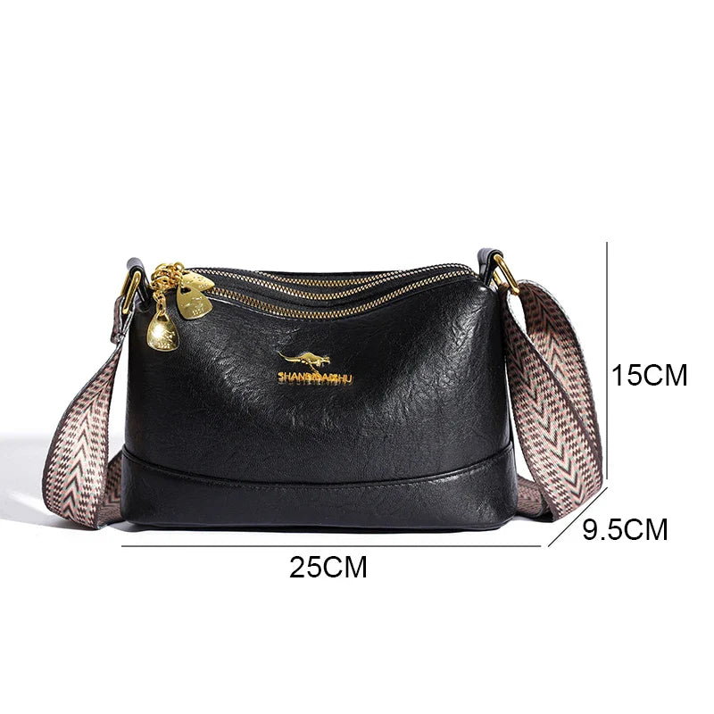 Addison™ | Refined Leather Shoulder Bag