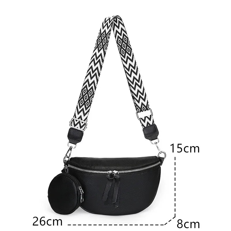 Hayley™ | Refined Leather Shoulder Bag
