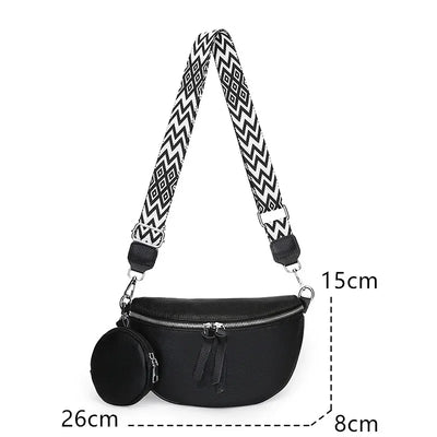 Hayley™ | Refined Leather Shoulder Bag