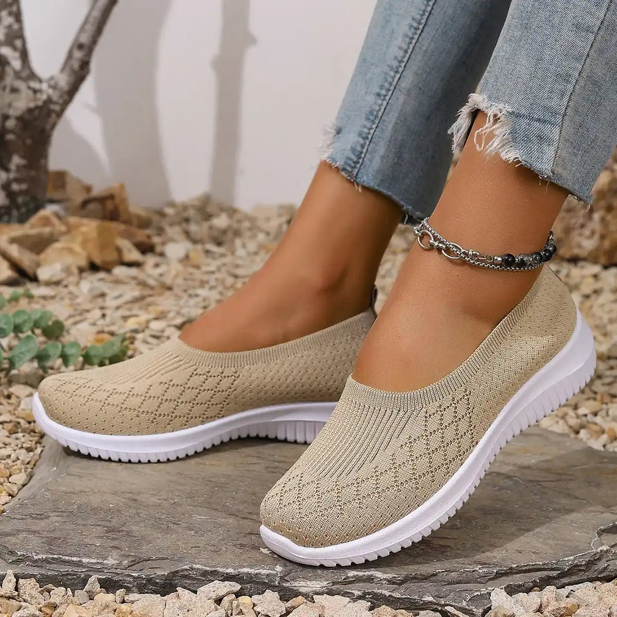 Sofina™ | Anti-Slip Breathable Slip-Ons