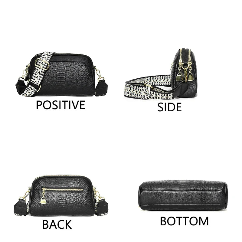 Amara™ | Refined Leather Shoulder Bag