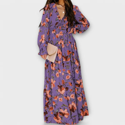 Helen™ | Elegant Floral Maxi Dress