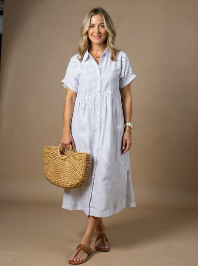 Cassie™ | Fashionable Striped Dress