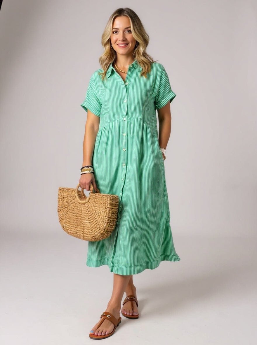 Cassie™ | Fashionable Striped Dress