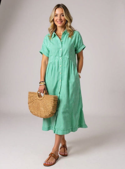 Cassie™ | Fashionable Striped Dress